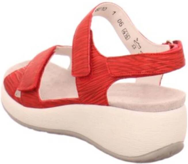 Waldläufer Wood Rust Sandals Red Dames