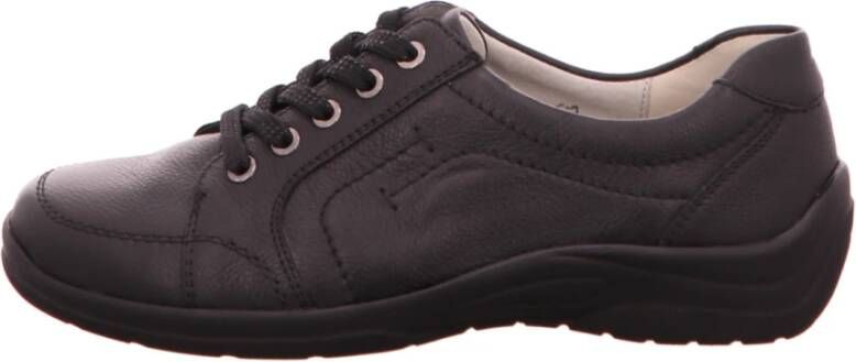 Waldläufer Zwarte Casual Schoenen 312003 Black Dames