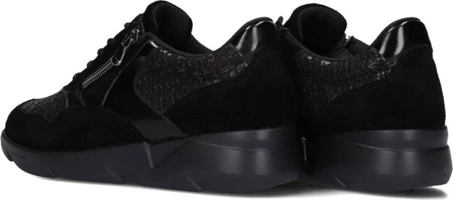 Waldläufer Zwarte Rits Sneakers Dames Schoenen Black Dames