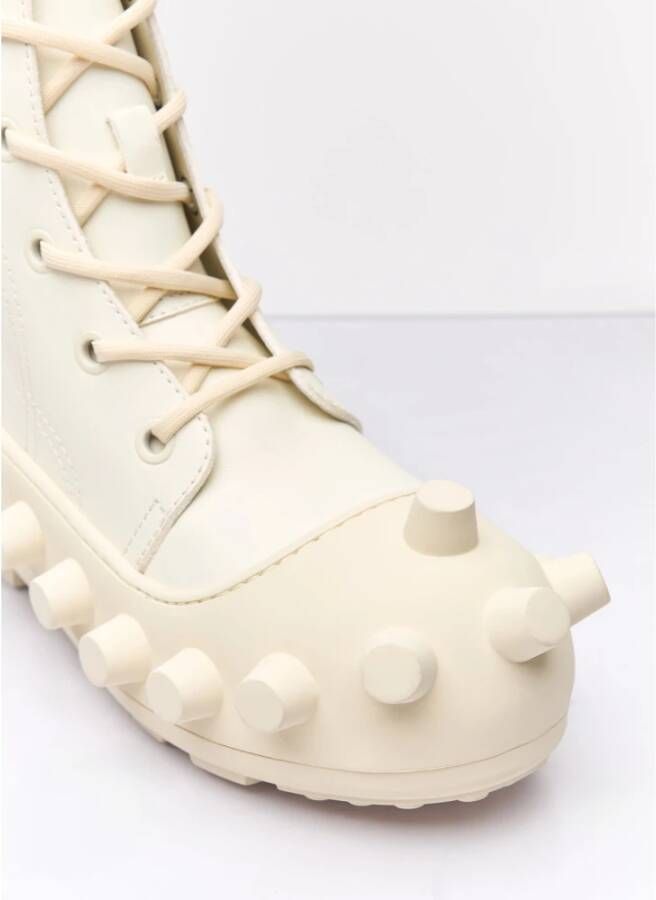 Walter Van Beirendonck Laarzen met spikes in synthetisch leer White Dames