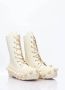 Walter Van Beirendonck Laarzen met spikes in synthetisch leer White Dames - Thumbnail 3