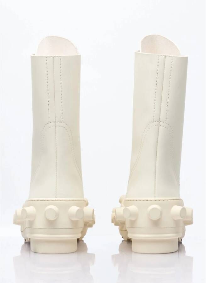 Walter Van Beirendonck Laarzen met spikes in synthetisch leer White Dames