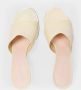 Wandler Agnes glijdt in beige leer Beige Dames - Thumbnail 3