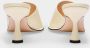 Wandler Agnes glijdt in beige leer Beige Dames - Thumbnail 4