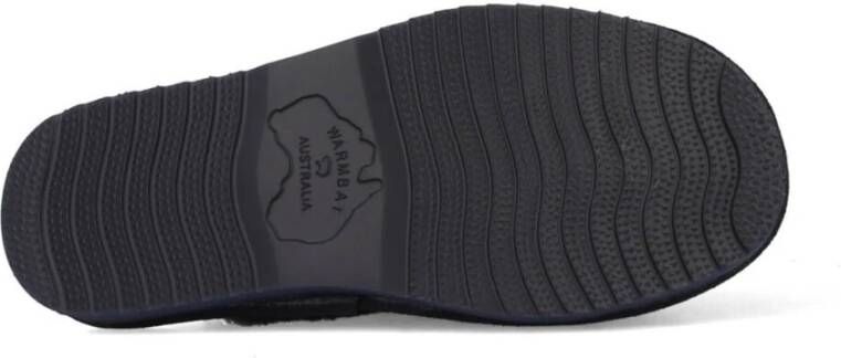 Warmbat Gezellige Blauwe Pantoffels voor Vrouwen Blue Dames