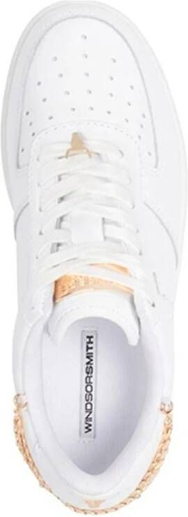 Windsor Smith Witte Leren Sneakers met Stierenkop White Dames