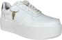 Windsor Smith Witte sneakers met gouden logo White Dames - Thumbnail 2