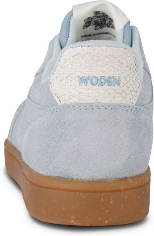 Woden Bjork Suede Blue Dames