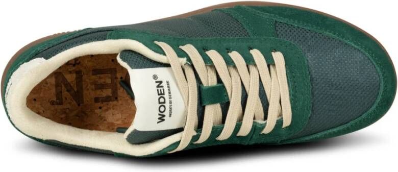 Woden Eco Mesh Sneaker Green Dames