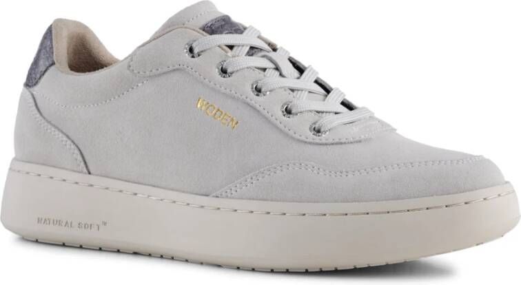 Woden Evelyn Suede Gray Dames