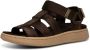 Woden Gerecyclede Line Fisherman Sandalen Brown Dames - Thumbnail 2