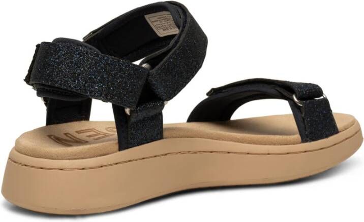 Woden Glitter Sandalen Blue Dames