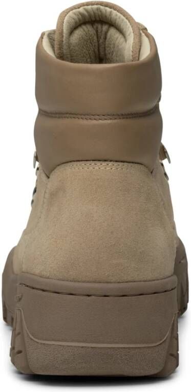 Woden Iris Track Suede Beige Dames