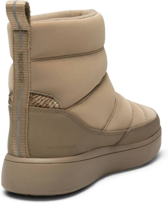 Woden Isa Waterproof Beige Dames