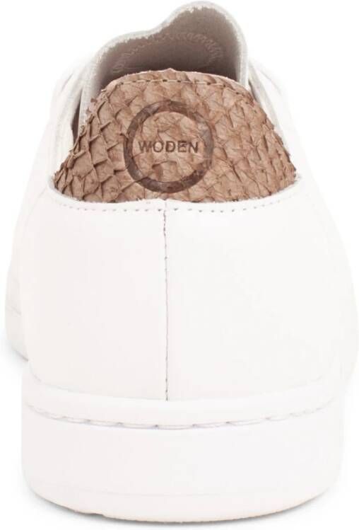 Woden Jane Leather II White Dames