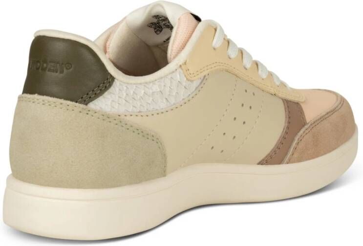 Woden Klassieke Mix Sneaker met Kenmerken Multicolor Dames