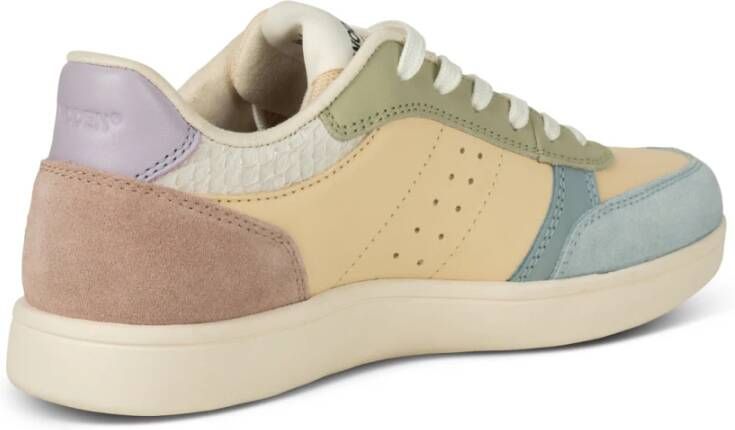 Woden Klassieke Mix Sneaker met Kenmerken Multicolor Dames