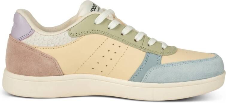 Woden Klassieke Mix Sneaker met Kenmerken Multicolor Dames