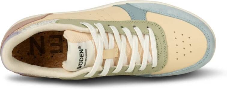 Woden Klassieke Mix Sneaker met Kenmerken Multicolor Dames