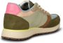 Woden Kleur-geblokkeerde leren sneakers met kurkzool Multicolor Dames - Thumbnail 12