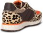 Woden Leopard Tijger Koeienhaar Slimme Modus Sneakers Brown Dames - Thumbnail 10