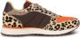 Woden Leopard Tijger Koeienhaar Slimme Modus Sneakers Brown Dames - Thumbnail 11