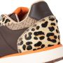 Woden Leopard Tijger Koeienhaar Slimme Modus Sneakers Brown Dames - Thumbnail 15