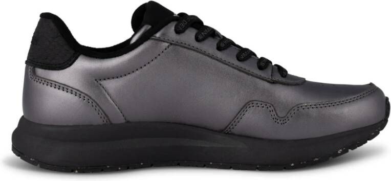 Woden Nora Metallic Sneaker Gray Dames