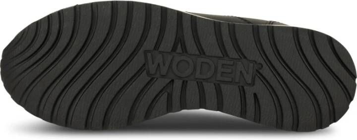 Woden Ronja Leren Sneaker Black Dames