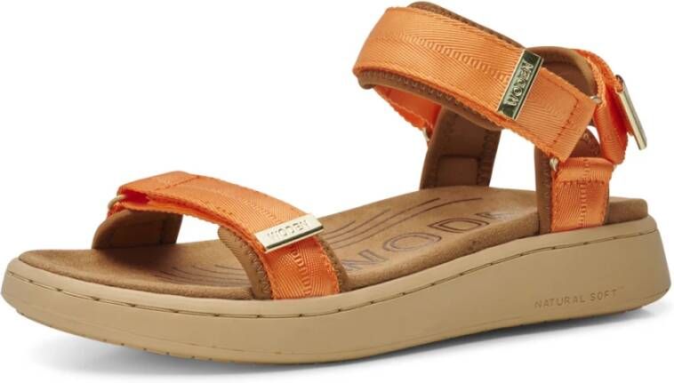 Woden Sandals Oranje Dames