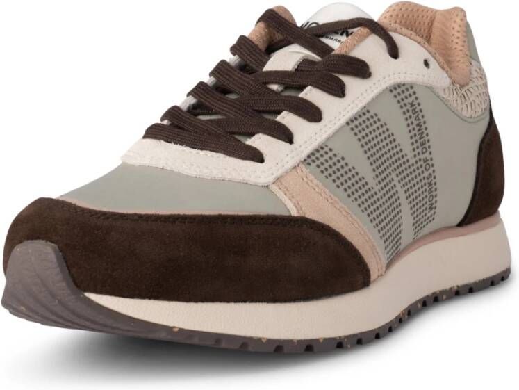 Woden Sportieve Elegante Ronja Runner Sneaker Beige Dames