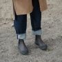 Woden Waterdichte Chelsea Boots met Warme Voering en Spoorzool Brown Dames - Thumbnail 12