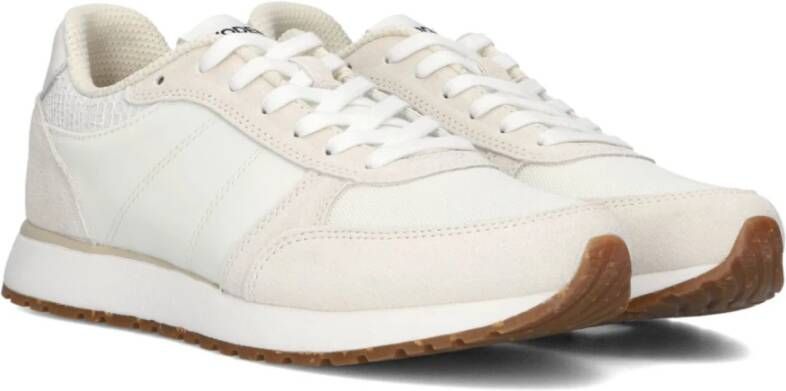 Woden Witte Lage Top Sneakers Ronja Beige Dames