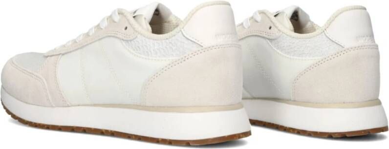 Woden Witte Lage Top Sneakers Ronja Beige Dames