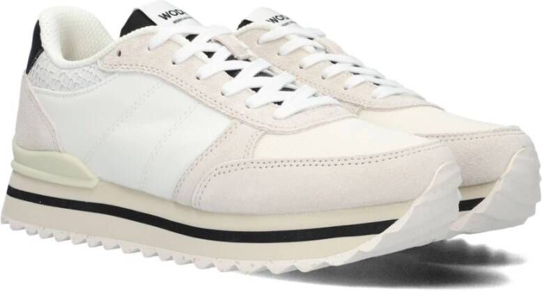 Woden Witte Plateau Dames Sneakers White Dames