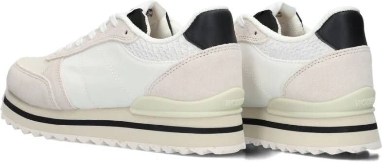 Woden Witte Plateau Dames Sneakers White Dames