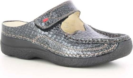 Wolky Antraciet Roll Slipper Schoenen Gray Dames