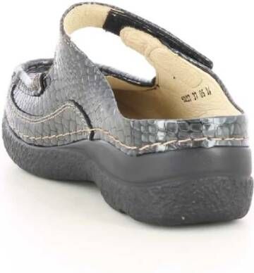 Wolky Antraciet Roll Slipper Schoenen Gray Dames