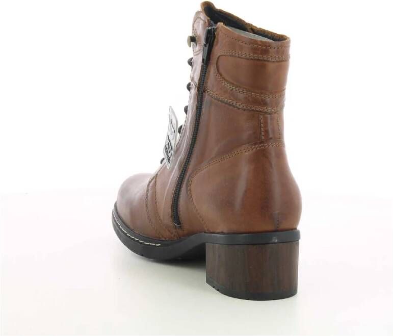 Wolky Dameschoenen Cognac RED Deer W23 Bruin Dames