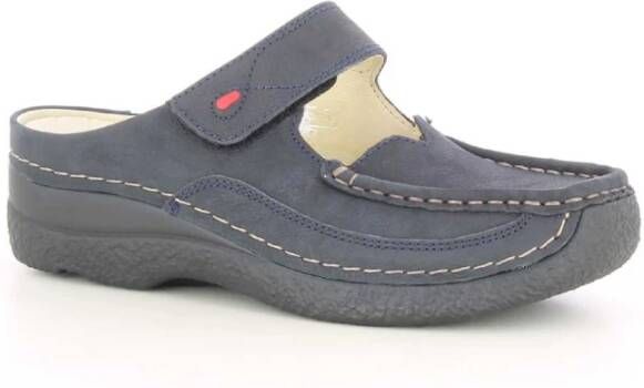 Wolky Marine Roll Slipper Damesschoenen Blue Dames