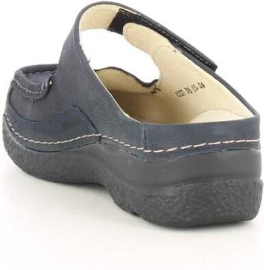 Wolky Marine Roll Slipper Damesschoenen Blue Dames