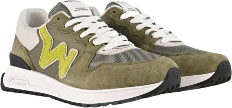 Womsh Kleurrijke Wise Sneaker Green Heren