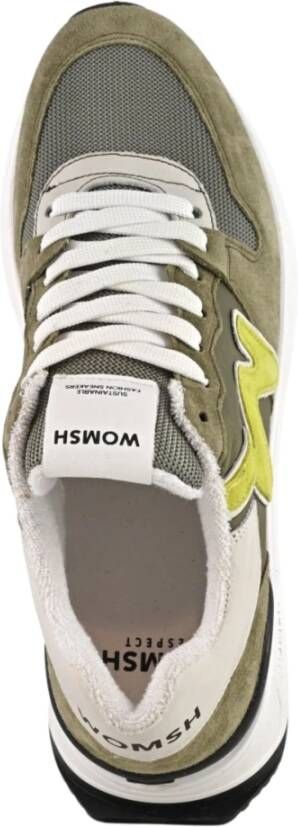 Womsh Kleurrijke Wise Sneaker Green Heren