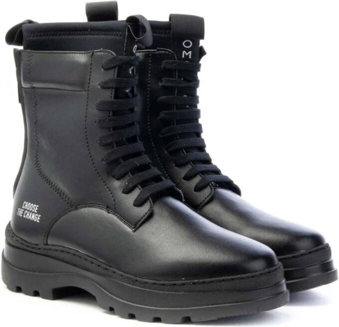 Womsh Lage Schoenen Black Dames