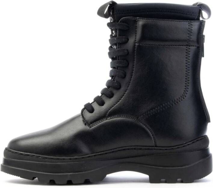 Womsh Lage Schoenen Black Dames