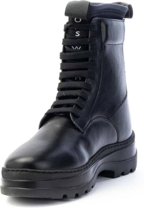 Womsh Lage Schoenen Black Dames