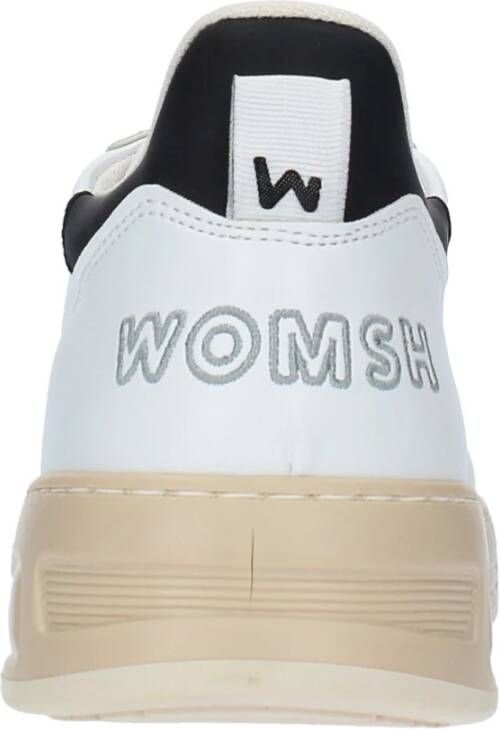 Womsh Sneakers Wit White Heren