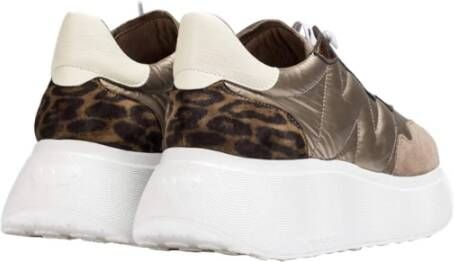 Wonders Beige Casual Sneakers voor Vrouwen Beige Dames