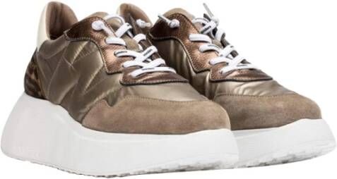 Wonders Beige Casual Sneakers voor Vrouwen Beige Dames