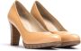 Wonders Elegante Bruine Leren Pump Brown Dames - Thumbnail 18